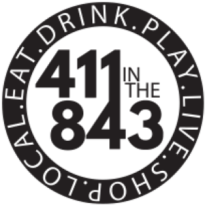 411 in the 843 logo