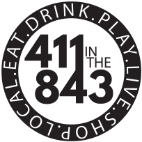 411 in the 843 logo